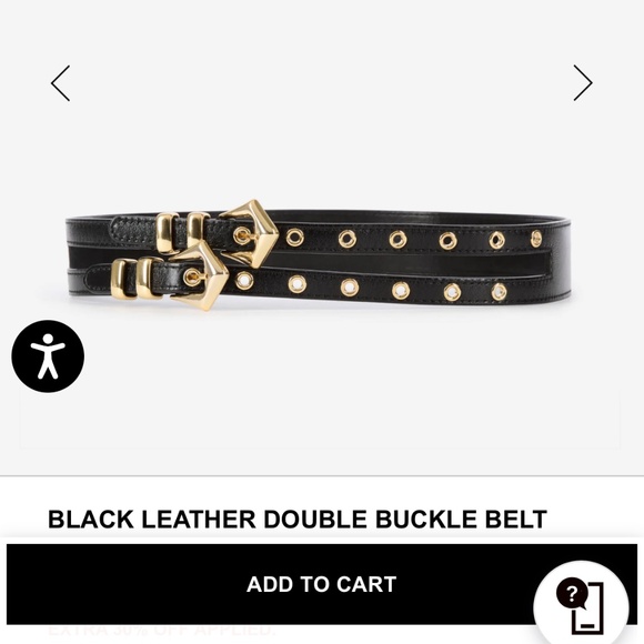 Double Leather Belt Kooples main image 4